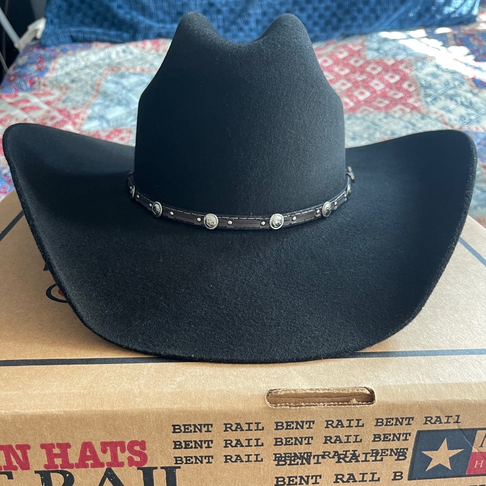Justin Boots Black Cowboy Hat